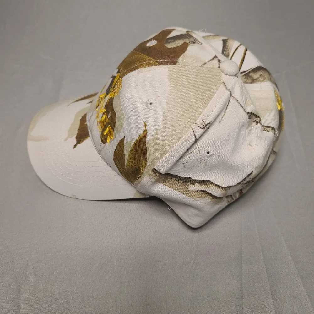 Realtree Baseball Cap Mens OSFM‎ White Camo Beaver Research Embroidered Hat